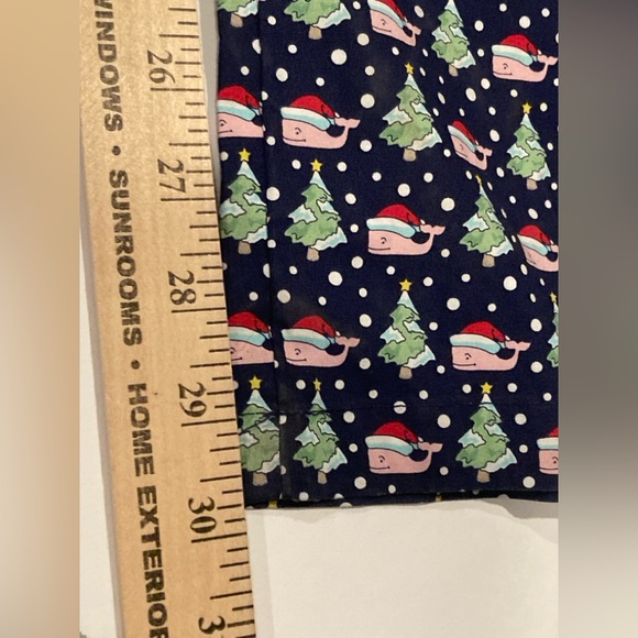 Vineyard Vines Santa Whale & Tree Pajama Sleep Lounge Pants Drawstring Size 3XB - Picture 7 of 7